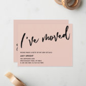 Lässige Handschrift, die ich für die Ankündigung v (Vorderseite/Rückseite Beispiel)