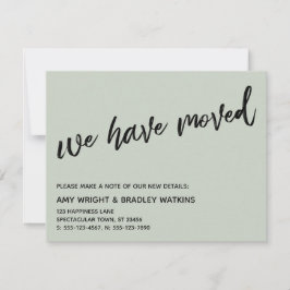 Lässige Handschrift, die wir über die Ankündigung 