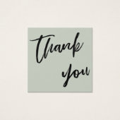 Lässige Handschrift Hochzeit Vielen Dank für Ihr I (Vorderseite)