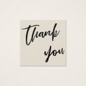 Lässige Handschrift Hochzeit Vielen Dank für Ihre  (Vorderseite)