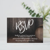 Lässige Handschrift Typografie Begleitkarte (Stehend Vorderseite)