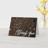 Lässige Handschrift Vielen Dank Glass Fltles Foto Karte (Gelbe Blume)