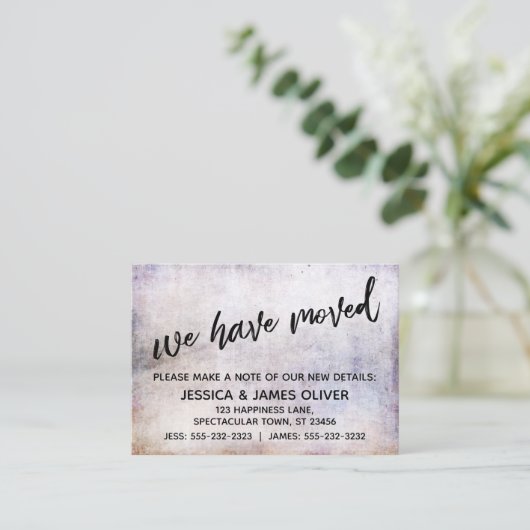 Lässige Handschrift Wir haben die Hübsche Grunge-K Visitenkarte (Stehend Vorderseite)