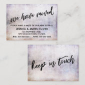 Lässige Handschrift Wir haben die Hübsche Grunge-K Visitenkarte (Vorne/Hinten)