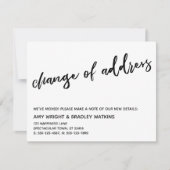 Lässige Handschriftenänderung Ankündigung (Vorderseite)