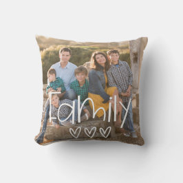 Lässige Hearts-Kopfkissen-Kopfkissen des Fotos der Kissen