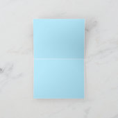 Lässige Hochzeit am Strand Dankeskarte (Innenseite)