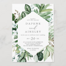 Lässige Hochzeitseinladung von Waldland