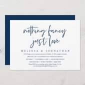 Lässige Hochzeitsfeier, nichts Extravagant, nur Li Einladung (Vorne/Hinten)