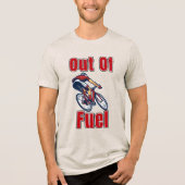 Lässige Humor Lustige Bluse Tri-Blend Shirt (Vorderseite)