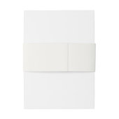 Lässige Kaktus Hochzeit Einladungsbanderole (Rückseitenbeispiel)