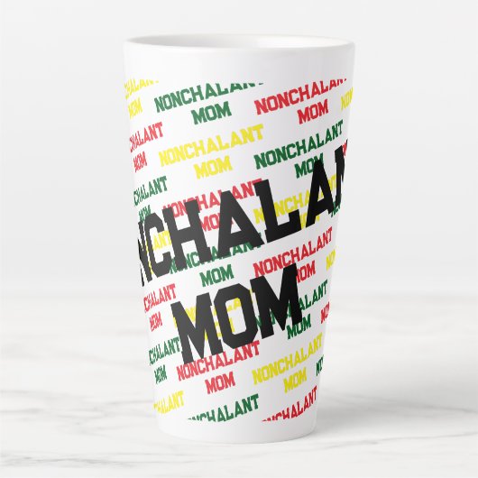 Lässige Mutter Muttertag Lustiger Becher Milchtasse (Vorderseite)