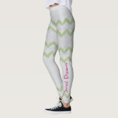 Lässige Pflanze Leggings (Links)