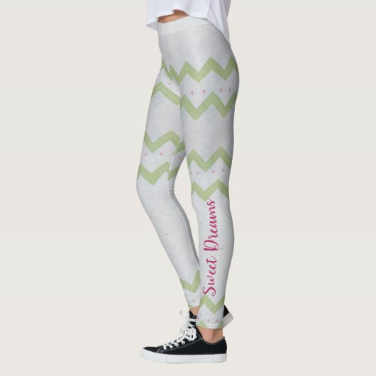 Lässige Pflanze Leggings (Links)