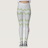 Lässige Pflanze Leggings (Vorderseite)