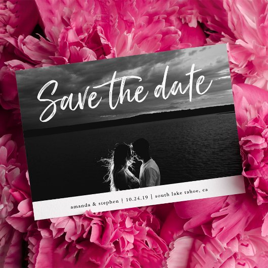 Lässige Pinsel | FOTO SAVE THE DATE