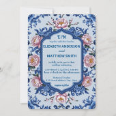 lässige romantische Hochzeit Einladung (Vorderseite)