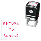 Lässige "RÜCKKEHR ZUM SENDER" Permastempel (Beispiel)