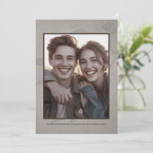 Lässige rustikale Hochzeit speichern Sie das Date- Save The Date (Stehend Vorderseite)