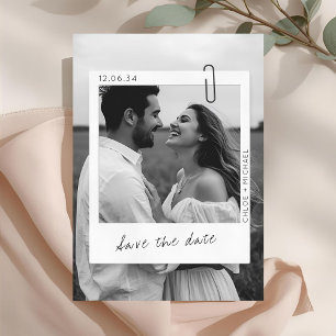 Lässige & Schicke Foto-Rahmen-Hochzeit  Save The Date