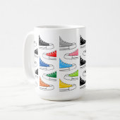 Lässige Sneakers 15 oz. Kaffee-Tee-Tasse Kaffeetasse (Vorderseite Links)