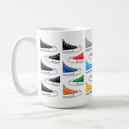 Lässige Sneakers 15 oz. Kaffee-Tee-Tasse Kaffeetasse