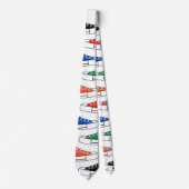 Lässige Sneakers Unisex Neck Tie Krawatte (Vorderseite)