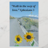 Lässige Straße "Gehen Sie im Weg der Liebe. Eph 5 (Rückseite)