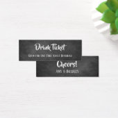 Lässige Trinkkarten in Weiß über Halbpension (Schreibtisch)