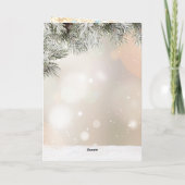 Lässige Weihnachtsfeier 2 Foto Feiertagskarte (Rückseite)