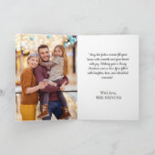 Lässige Weihnachtsfeier 2 Foto Feiertagskarte (Innenseite)