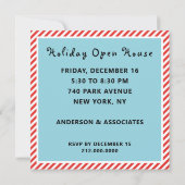 Lässige Weihnachtsfeier Einladung (Rückseite)