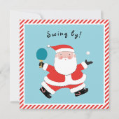 Lässige Weihnachtsfeier Einladung (Vorderseite)