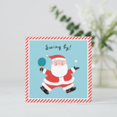 Lässige Weihnachtsfeier Einladung (Stehend Vorderseite)