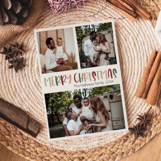 Lässige Weihnachtsfeier Feiertagskarte