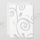 Lässige Wirbel Einladung (Rückseite)