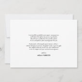 Lässiger Abschluss hat Vielen Dank Foto Dankeskarte (Rückseite)