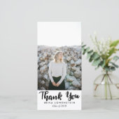 Lässiger Absolvent danken Ihnen Dankeskarte (Stehend Vorderseite)