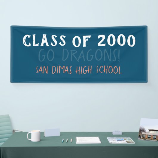 lässiger Banner für High School Wiedersehen oder A (Messe)