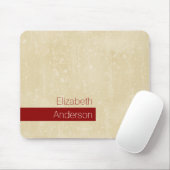 Lässiger Beige-Grunge mit modernem Stil Mousepad (Mit Mouse)