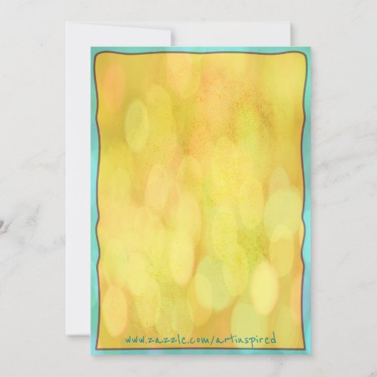 Lässiger Bunco Bash Einladung (Rückseite)