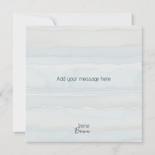 Lässiger charmanter Bär Danke Karte (Rückseite)