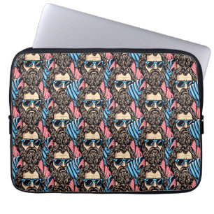 Lässiger Cooler Philosoph-Look Laptopschutzhülle