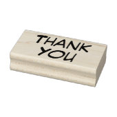 Lässiger Dank Gummistempel (Stempel)