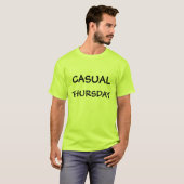 Lässiger Donnerstag T-Shirt (Vorne ganz)