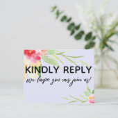 Lässiger farbenfroher UAWG Lavendel Postkarte (Stehend Vorderseite)