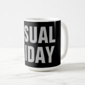 Lässiger Freitag Kaffeetasse (VorderseiteRechts)