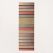 Lässiger Gemusterter Streifen Yogamatte (Rückseite)