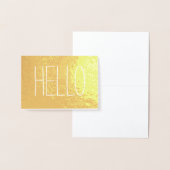 Lässiger Hallo Folienkarte (Anzeige)