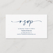 Lässiger Minimalistischer Navy Blue Tinte Pen, Hoc